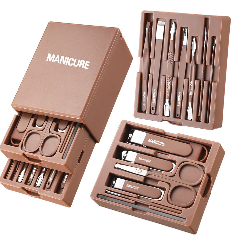 Carbon Steel Anti-Splash Manicure Tool Nail Clipper Large Household Multi-Functional Nail Clipper Set
